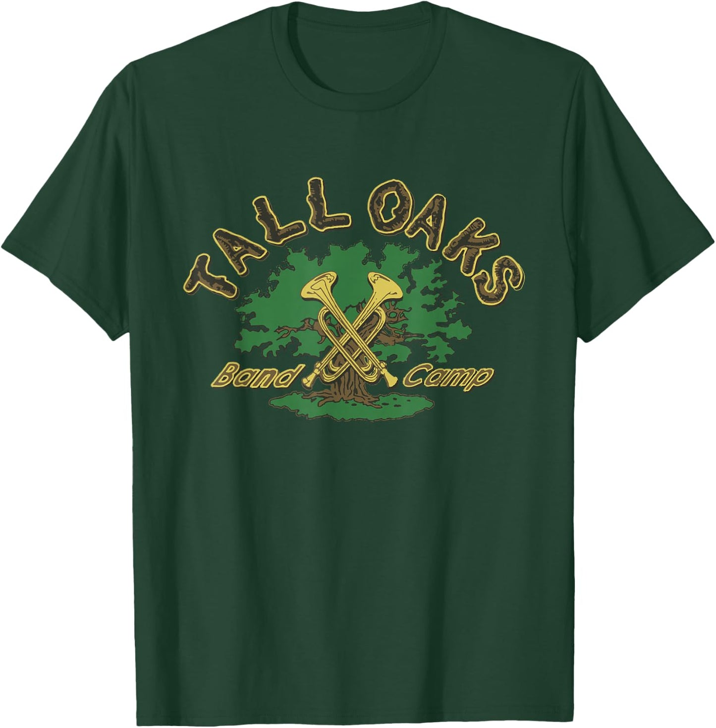 Visit The Pie Store Vintage Tall Oaks Band Camp T-Shirt - T-Shirt | Forest