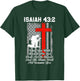 Patriotic American US Flag Firefighter Cross Christian T-Shirt - T-Shirt | Forest