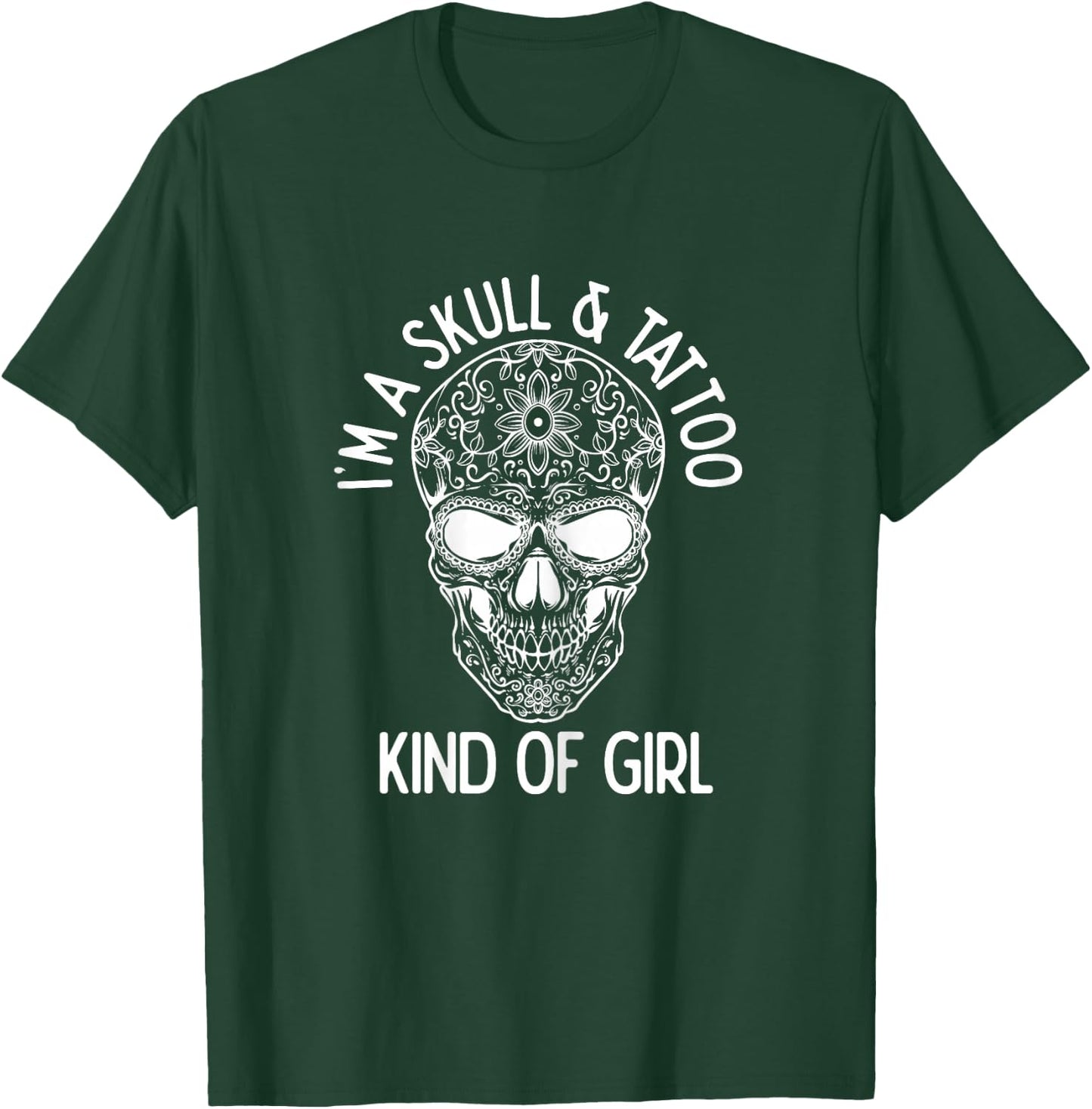 Ich bin ein Skull & Tattoo Kind of Girl Tattoo Lover Skirt T-Shirt - T-Shirt | Forest
