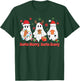 Funny Christmas Sorta Merry Sorta Scary Ghost Xmas Lights PJ T-Shirt - T-Shirt | Forest