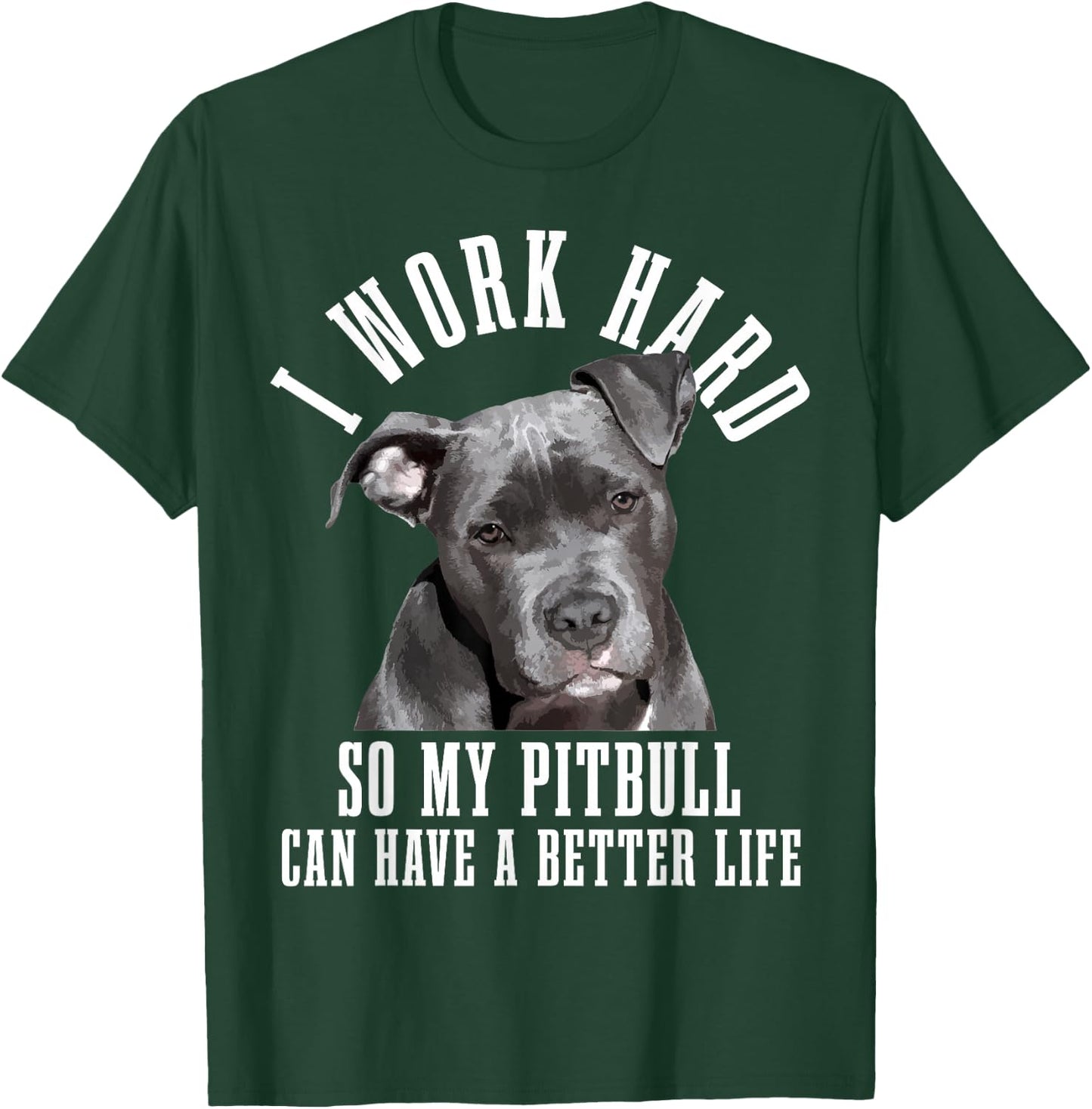 Pitbull Mama Dog Dad Funny Pitbull T-Shirt - T-Shirt | Forest