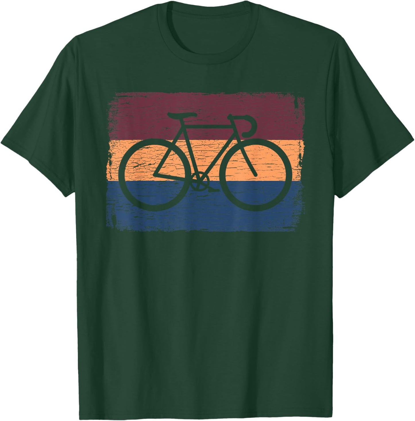 Vintage Cycling Funny Classic Bicycle Bicycling Lover Outfit T-Shirt - T-Shirt | Forest