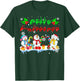 Merry Christmas Cute Three Snowmans ASL Sign Language Family T-Shirt - T-Shirt | Forest
