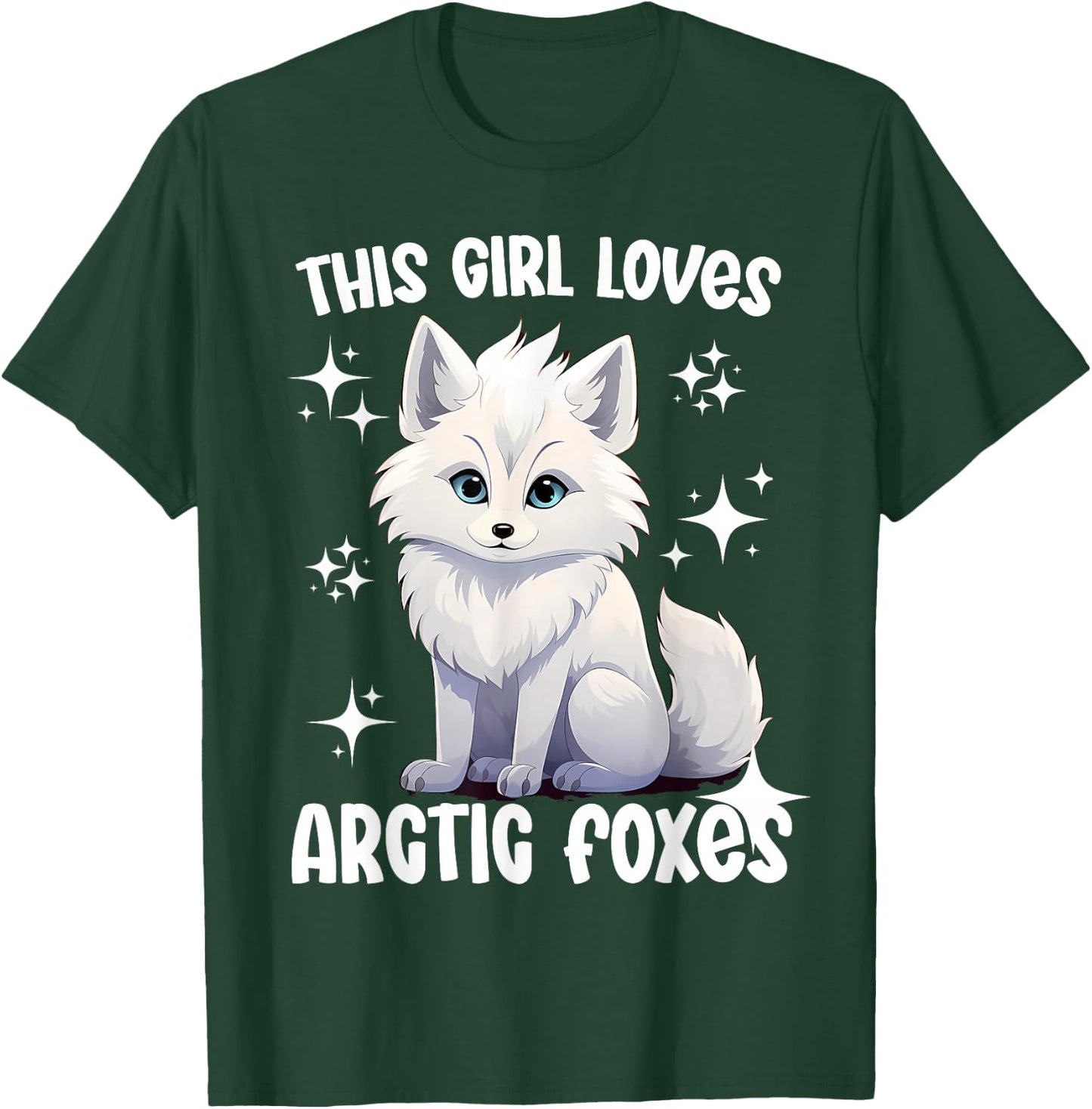 This Girl loves Arctic Fox T-Shirt - T-Shirt | Forest