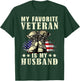 Pround My Favorite Veteran Is My Husband T-Shirt - T-Shirt | Forest