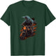 Dirt Bike Raven Crow Motocross Biker Funny Motorcycle Riding T-Shirt - T-Shirt | Forest