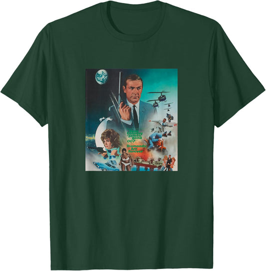 Official James Bond 007 Diamonds are Forever T-Shirt - T-Shirt | Forest