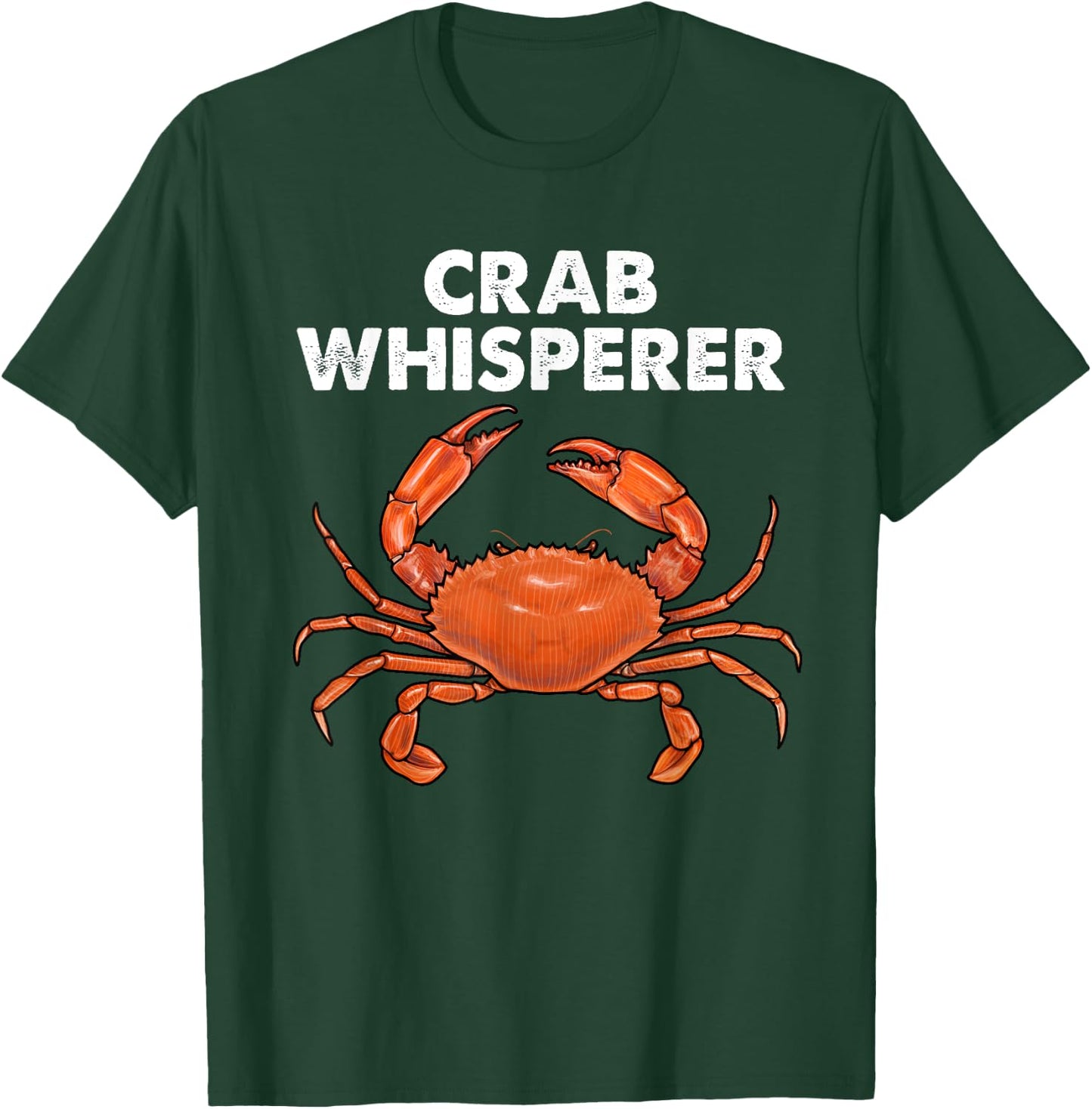 Cool Crab Whisperer Art Women Crabbing Crab Fishing T-Shirt - T-Shirt | Forest