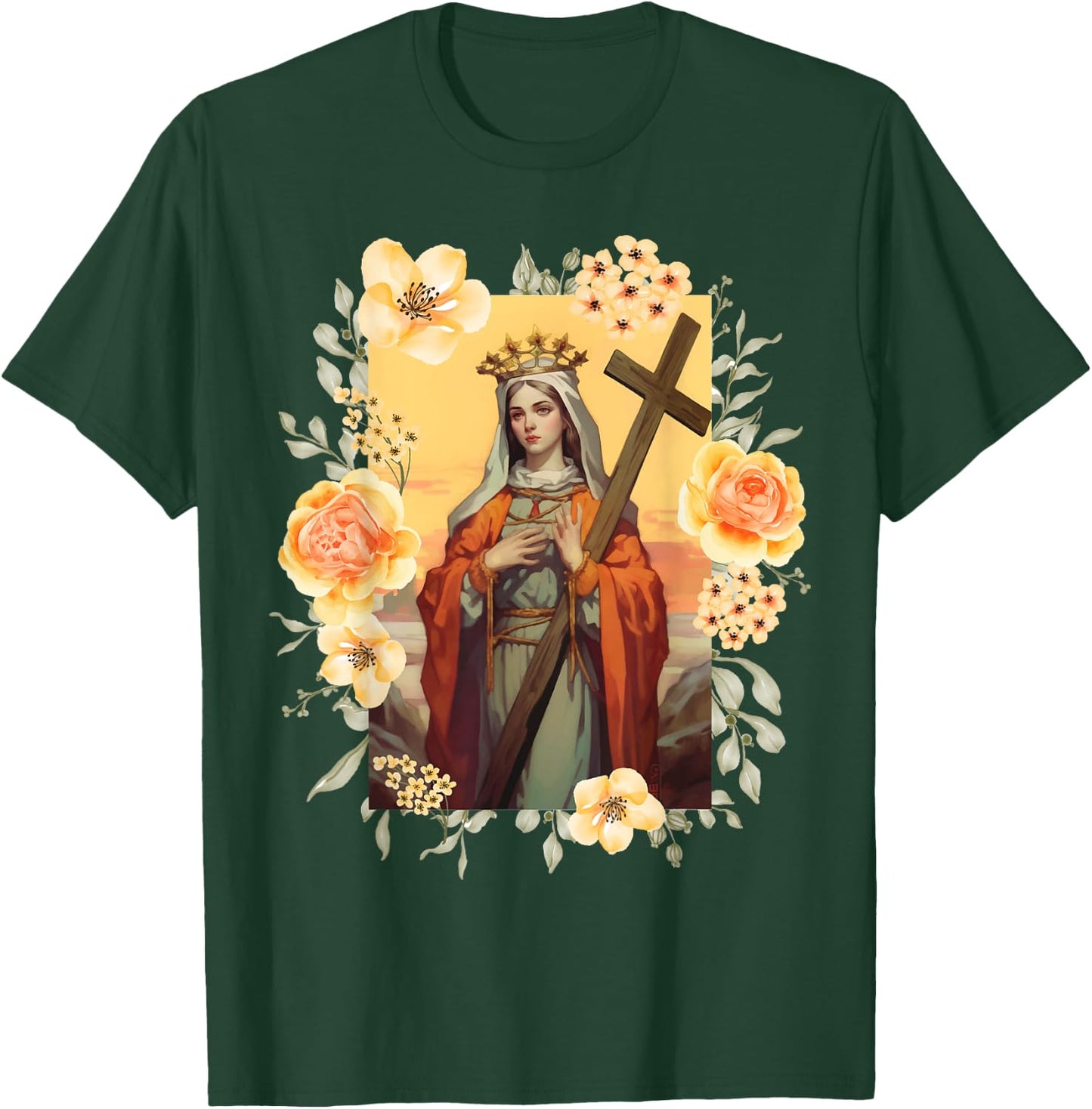 St Helena The True Cross and Church of the Holy Sepulchre T-Shirt - T-Shirt | Forest