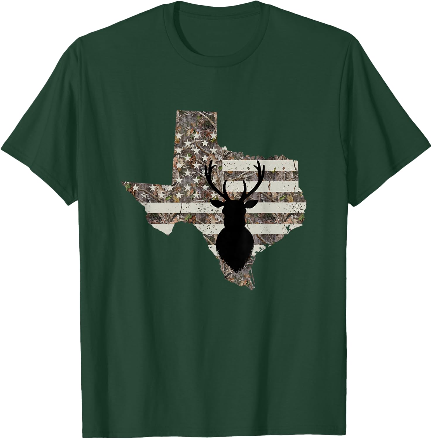 Texas Whitetail Deer Hunting T-Shirt - T-Shirt | Forest