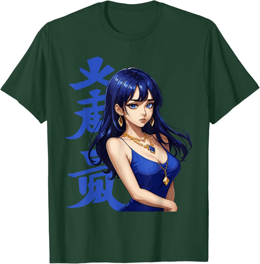 Sexy Anime Girl Waifu Japanese T-Shirt - T-Shirt | Forest