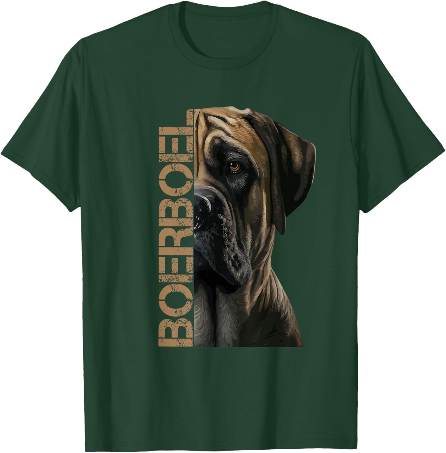 Boerboel Dog T-Shirt - T-Shirt | Forest