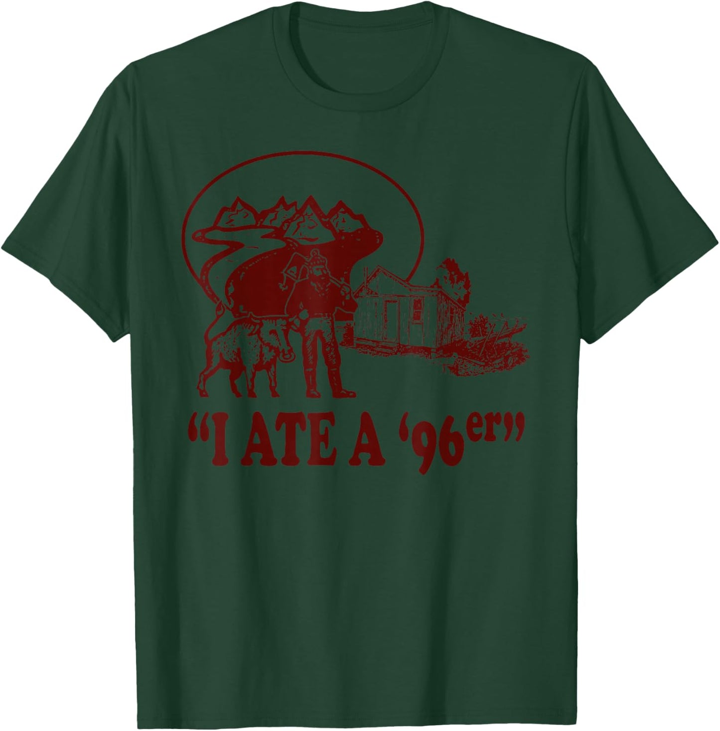 Retro 96er Vintage T-Shirt - T-Shirt | Forest