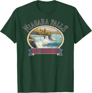 Niagara Falls Canada USA Nature river T-Shirt - T-Shirt | Forest