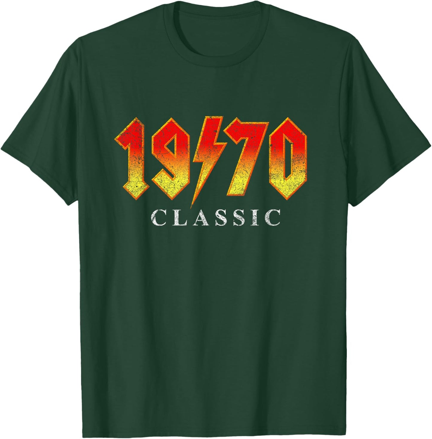 1970 Classic Vintage Rock Band Concert style 52nd Birthday T-Shirt - T-Shirt | Forest