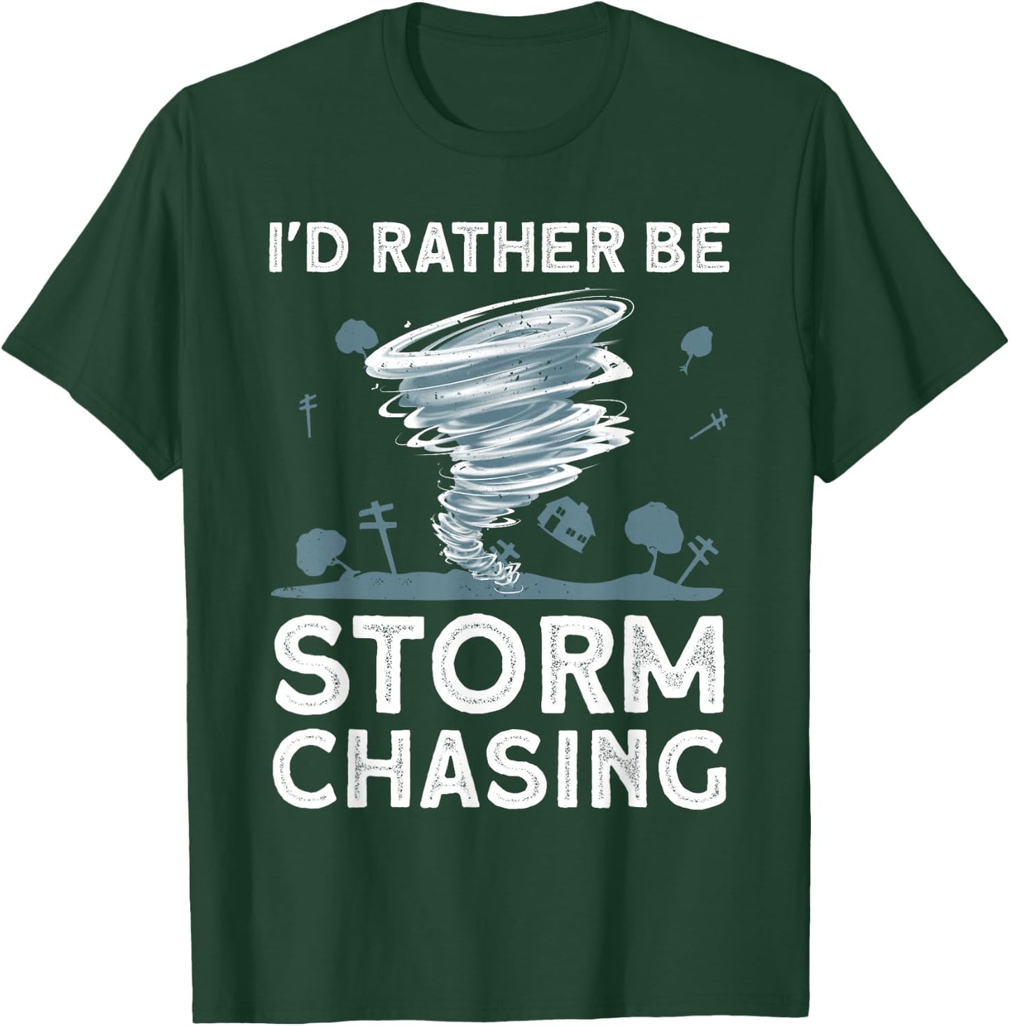 Cool Storm Chasing Women Kids Hurricane Hunter T-Shirt - T-Shirt | Forest