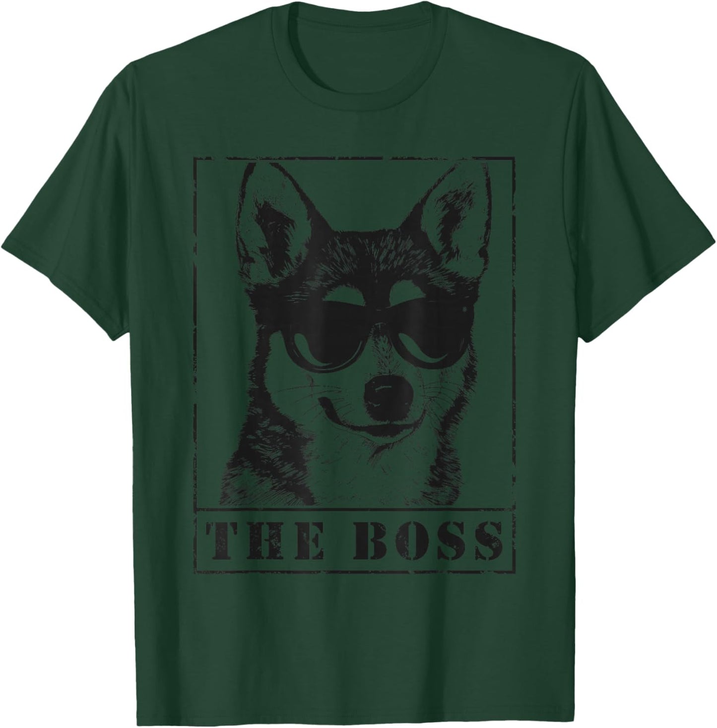 The Funny Alaskan Klee Kai Boss Mom Dad Dog Lover T-Shirt - T-Shirt | Forest