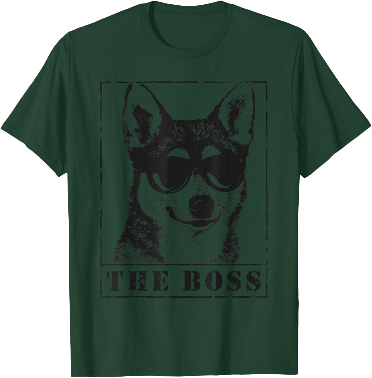 The Funny Alaskan Klee Kai Boss Mom Dad Dog Lover T-Shirt - T-Shirt | Forest