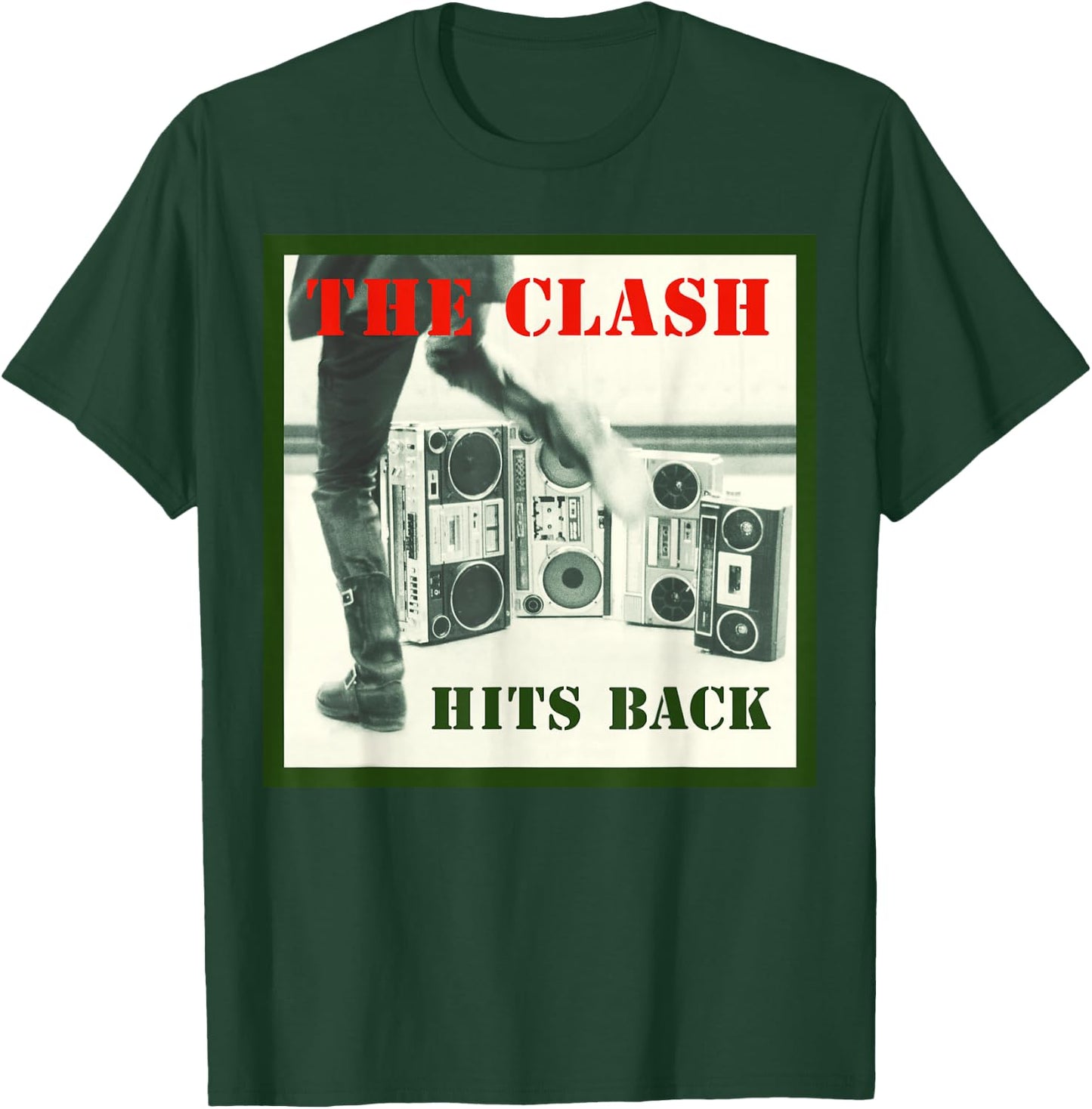 The Clash - Album Cover Hits Back T-Shirt - T-Shirt | Forest