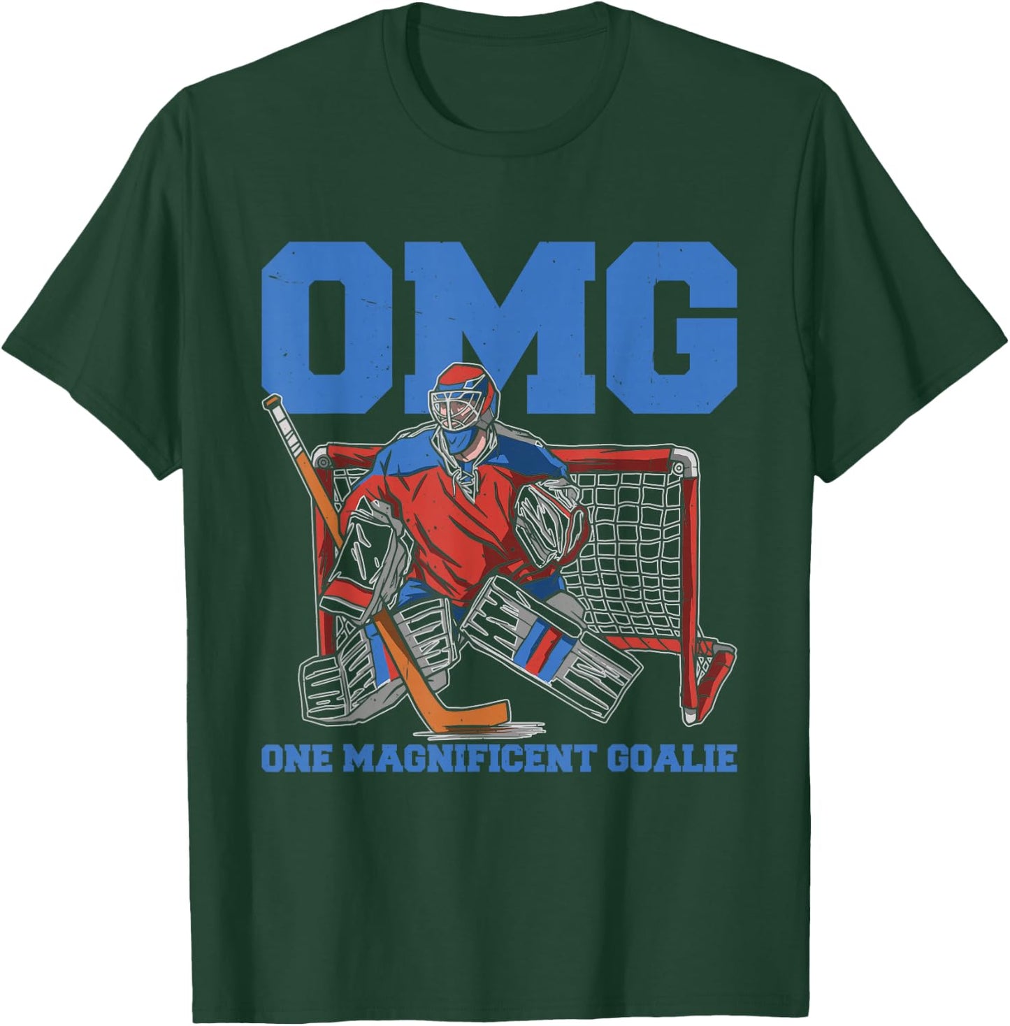 Ice Hockey Goalie T-Shirt - T-Shirt | Forest