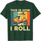 Funny Scooter Design Women Motor Motorcycle Lovers T-Shirt - T-Shirt | Forest