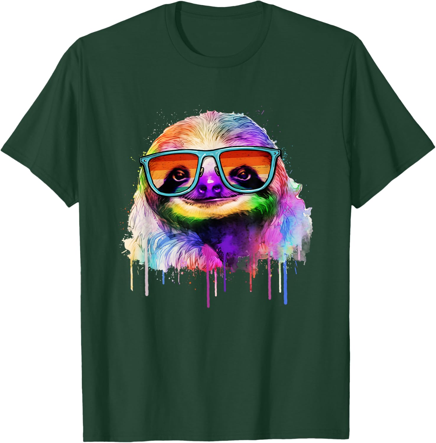 Sneaking Sloth - Wildlife Animal Lover Zookeeper Zoologist T-Shirt - T-Shirt | Forest