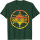 Sheriff - Star Badge Bandit Policeman Policewoman T-Shirt - T-Shirt | Forest