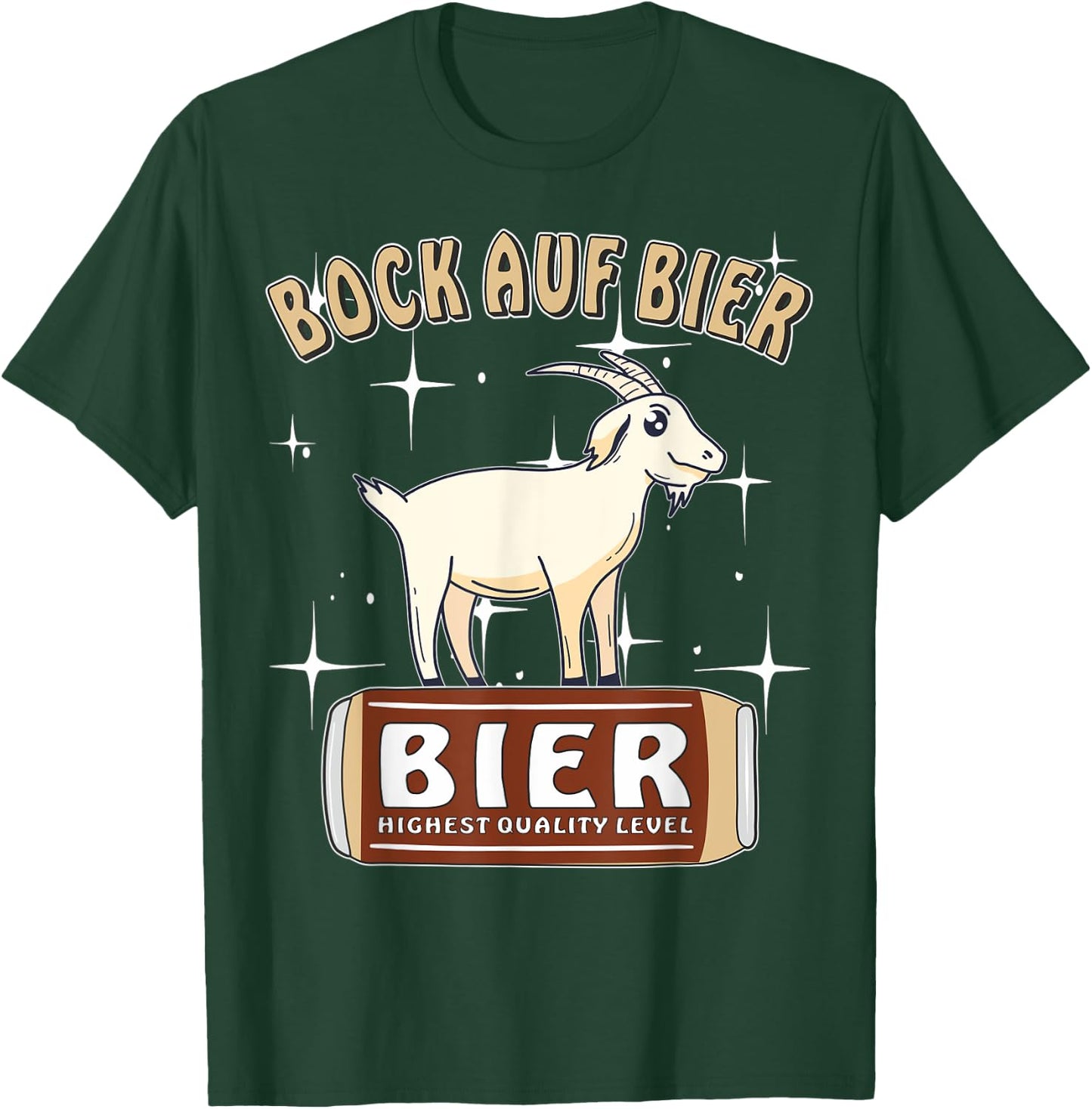 Bock auf Beer Bock Beer Drinker Beer Can T-Shirt - T-Shirt | Forest
