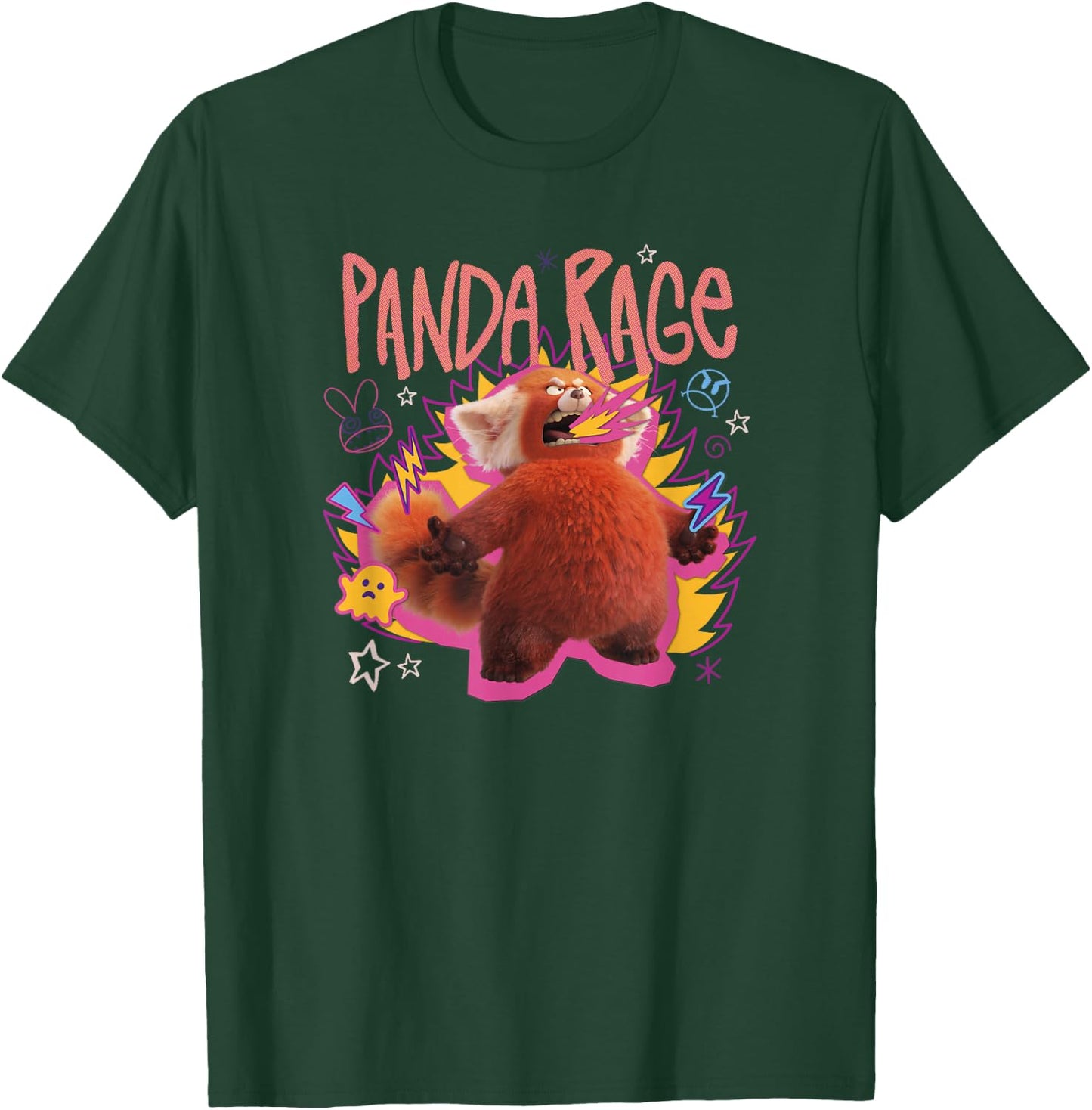 Disney Pixar Turning Red Mei Panda Rage T-Shirt - T-Shirt | Forest