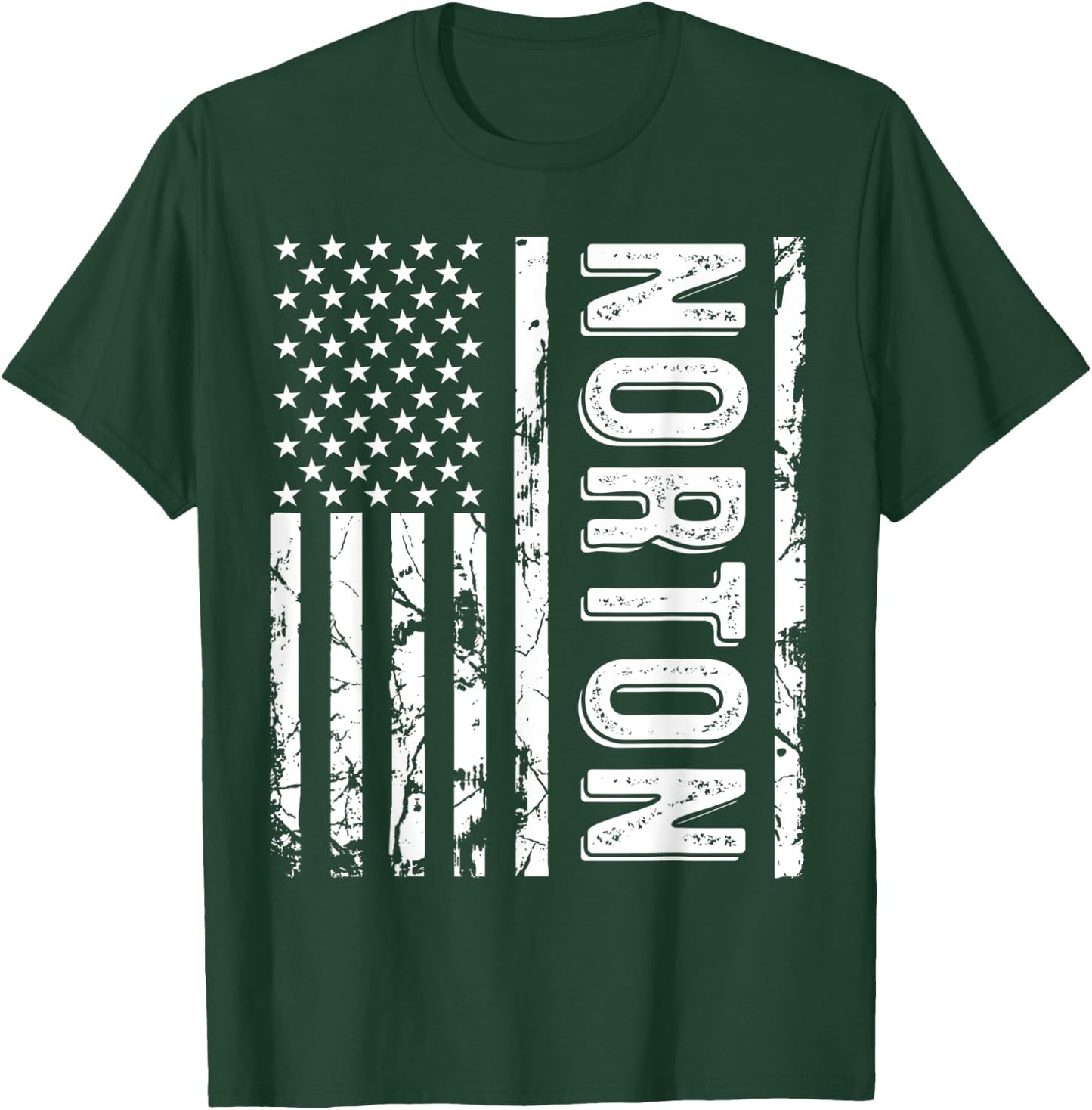 Norton Last Name Funny Surname Team Norton Family Reunion T-Shirt - T-Shirt | Forest