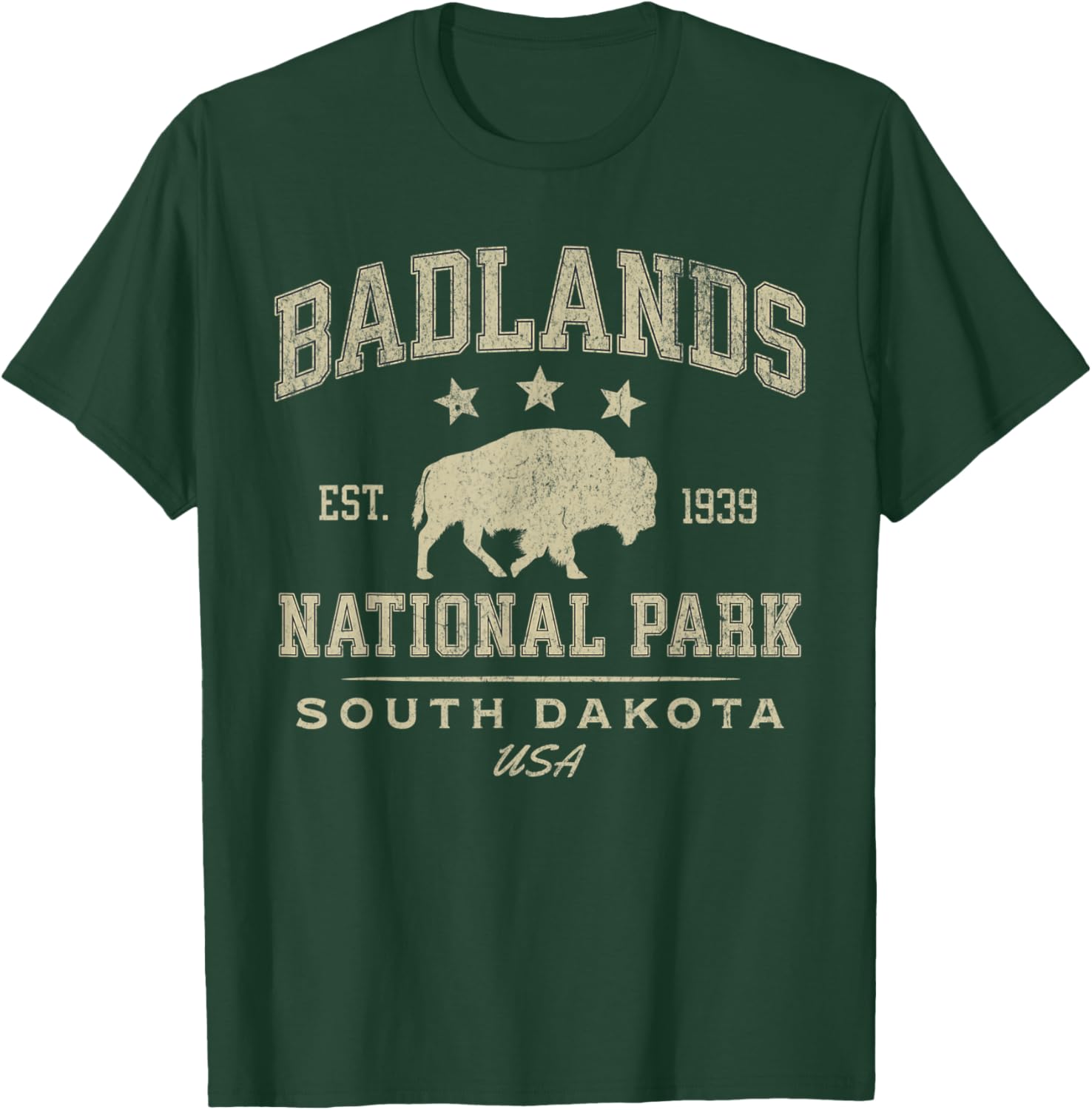 Badlands National Park South Dakota Nature Hiking Outdoors T-Shirt - T-Shirt | Forest