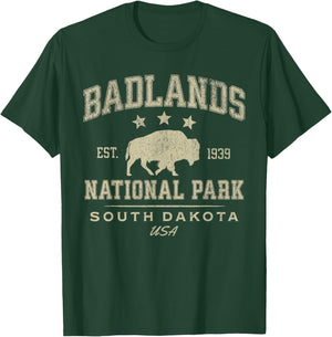 Badlands National Park South Dakota Nature Hiking Outdoors T-Shirt - T-Shirt | Forest