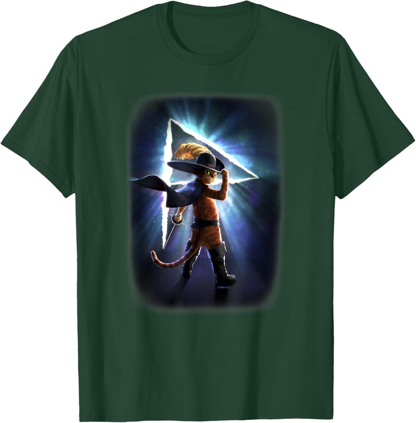 DreamWorks Puss in Boots: The Last Wish Epic Silhouette Small T-Shirt - T-Shirt | Forest