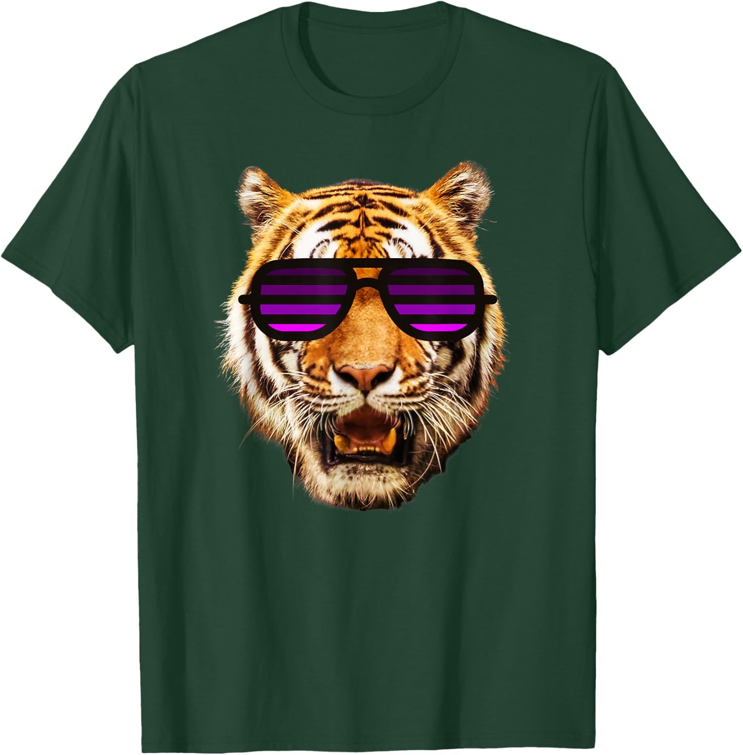 Kids Tiger Striped purple Sunglasses Toddler, Boy, Girl T-Shirt - T-Shirt | Forest