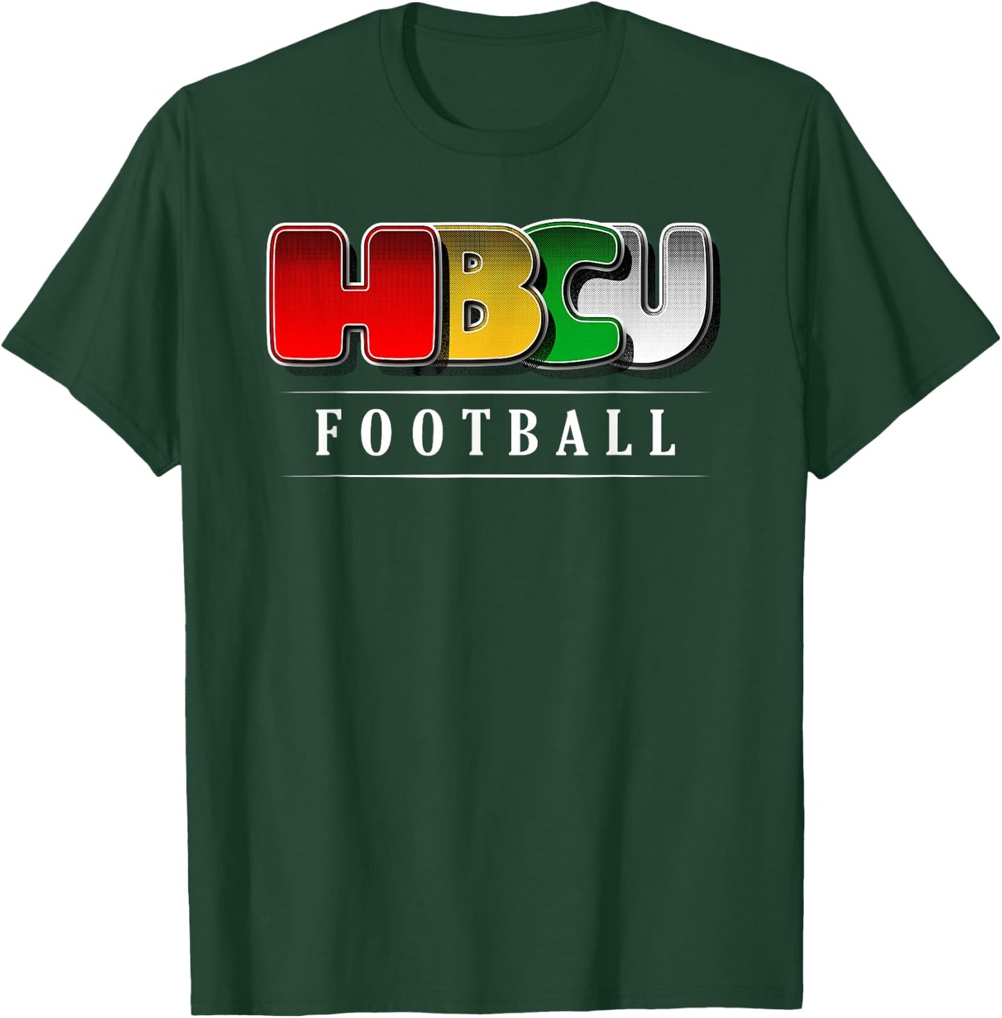 HBCU Football | Black College Football Pride T-Shirt - T-Shirt | Forest