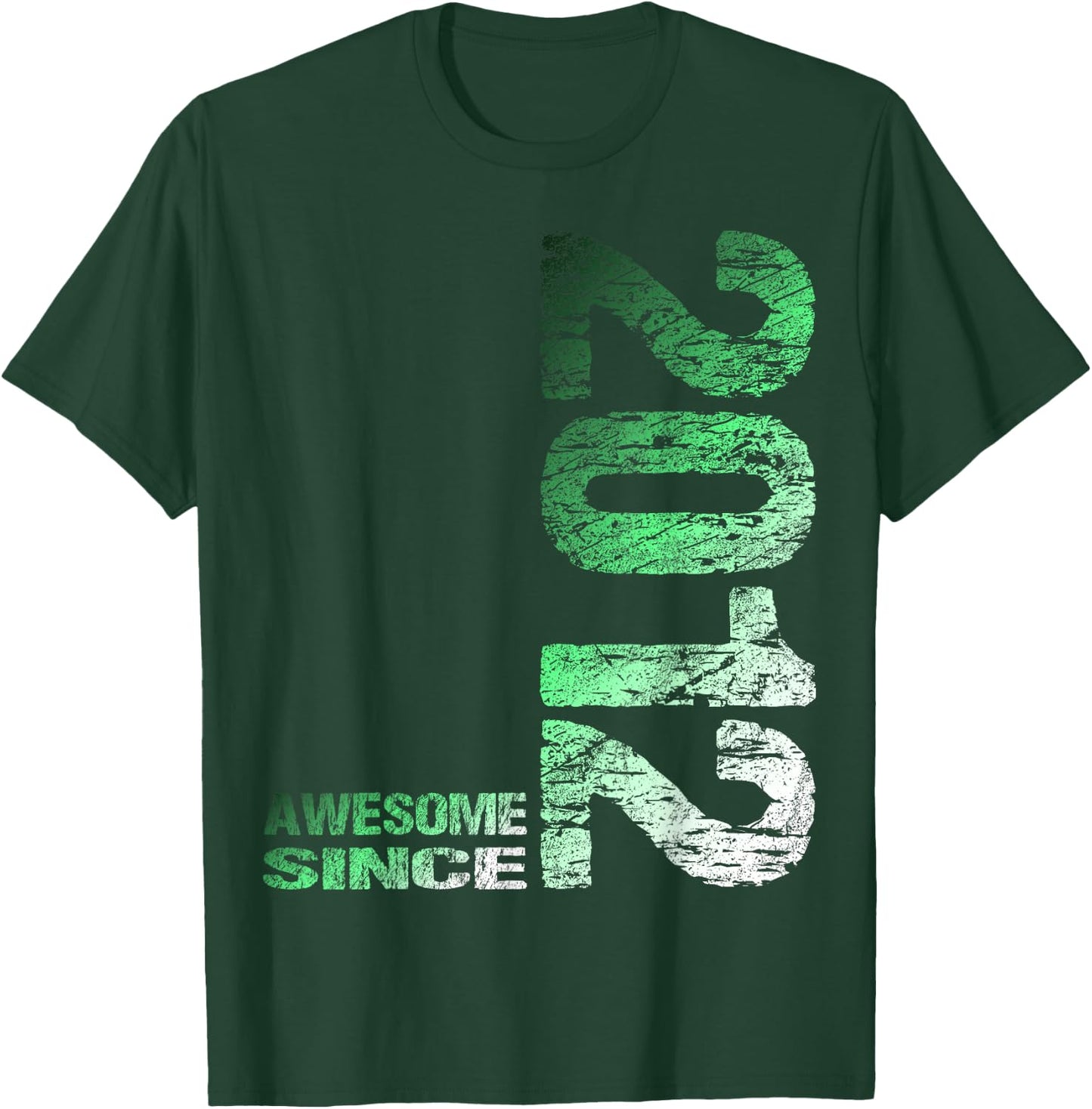 Awesome since 2012 14th Birthday T-Shirt - T-Shirt | Forest