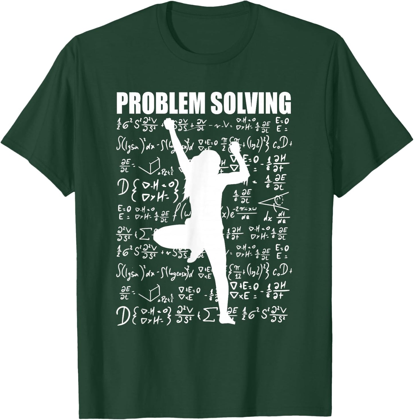 Problem Solving Bouldering Climbing Women Rock Climber T-Shirt - T-Shirt | Forest