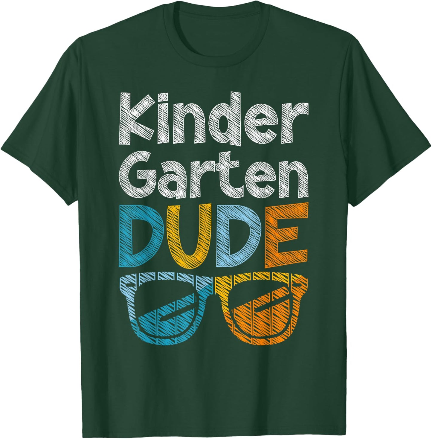 Kindergarten Dude Back To School kindergarten students T-Shirt - T-Shirt | Forest