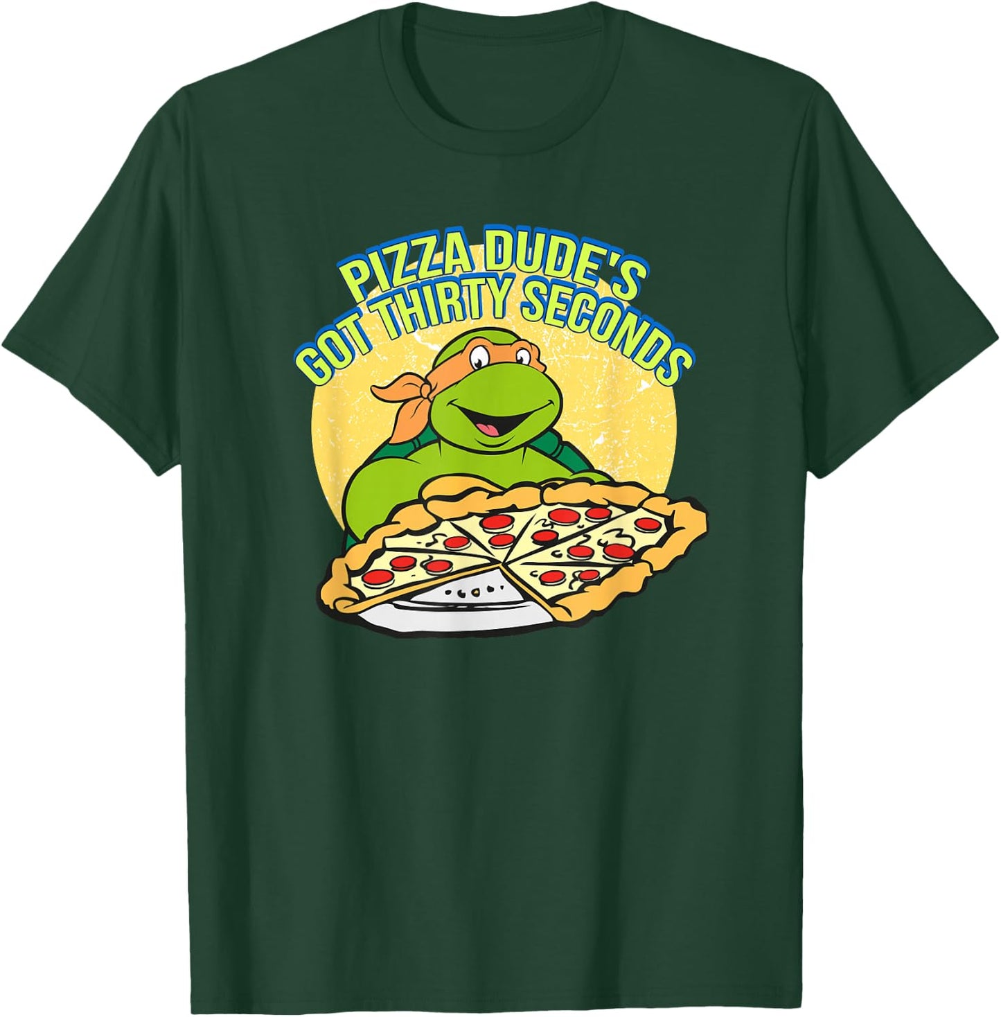 Michelangelo - Pizza Dude T-Shirt - T-Shirt | Forest