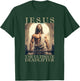 Jesus The Ultimate Deadlifter | Funny Christian Lifting Gym T-Shirt - T-Shirt | Forest