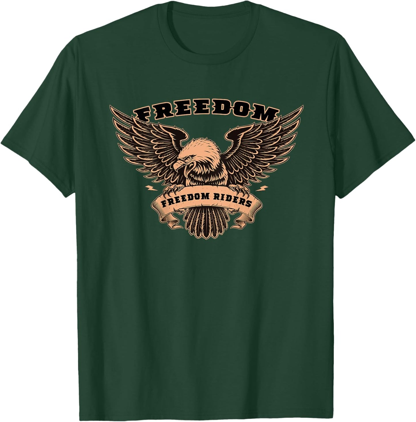 Freedom Riders Emblem (Official) T-Shirt - T-Shirt | Forest