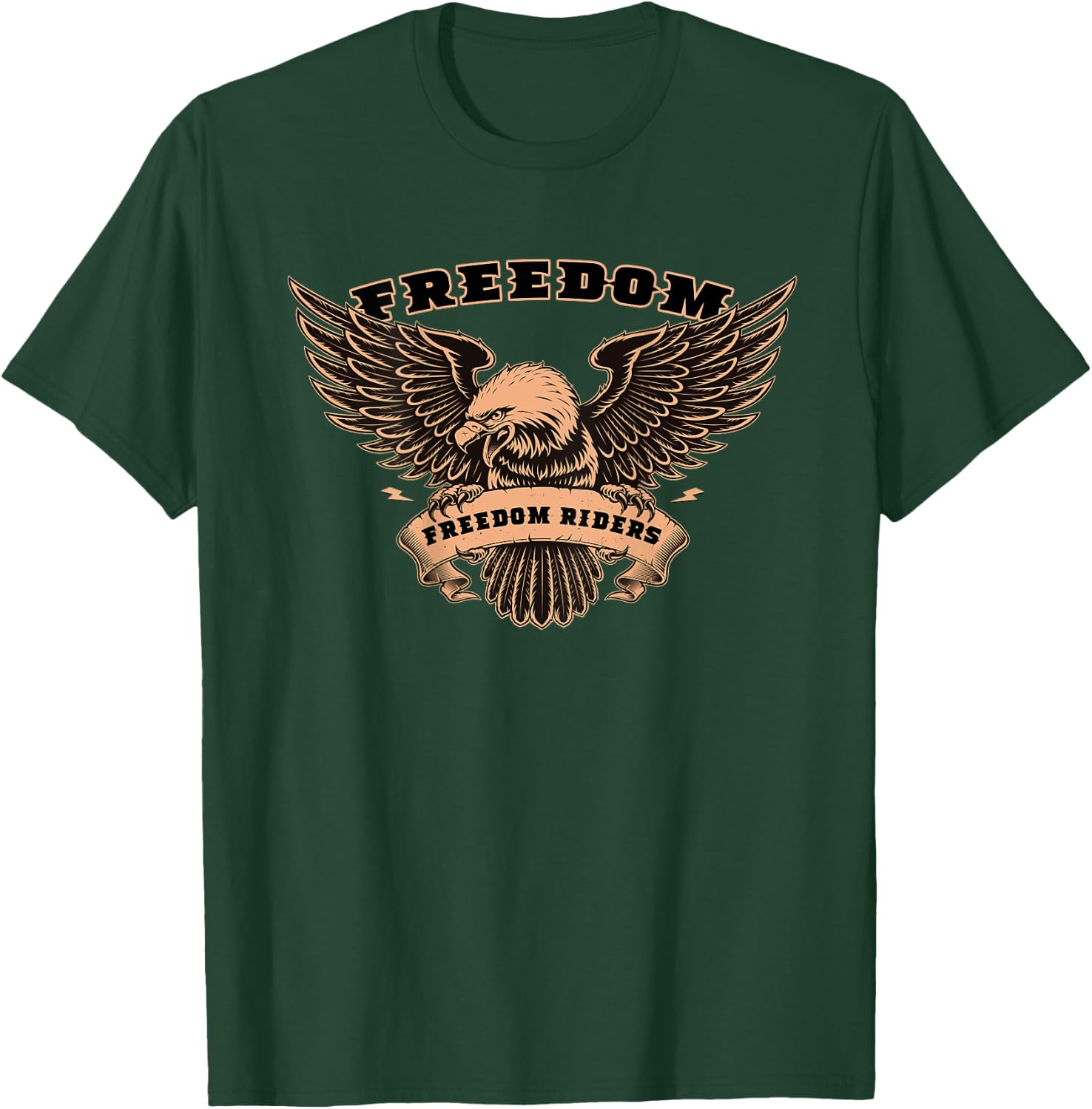 Freedom Riders Emblem (Official) T-Shirt - T-Shirt | Forest