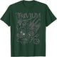 Trivium Screaming Dragon Black and White T-Shirt - T-Shirt | Forest