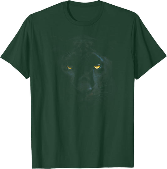Panther Wild Cat Feline Jungle Panther Pantera Panter Africa T-Shirt - T-Shirt | Forest