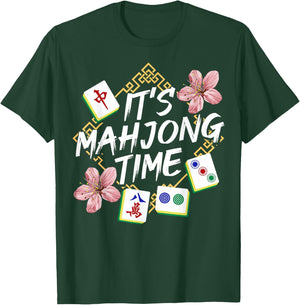 Mahjong Chinese Mahjong Player T-Shirt - T-Shirt | Forest