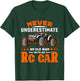 Never Underestimate An Old Man With RC Car RC Model Racing T-Shirt - T-Shirt | Forest