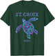 St Croix Sea Turtle Boys Girls Toddler T-Shirt - T-Shirt | Forest
