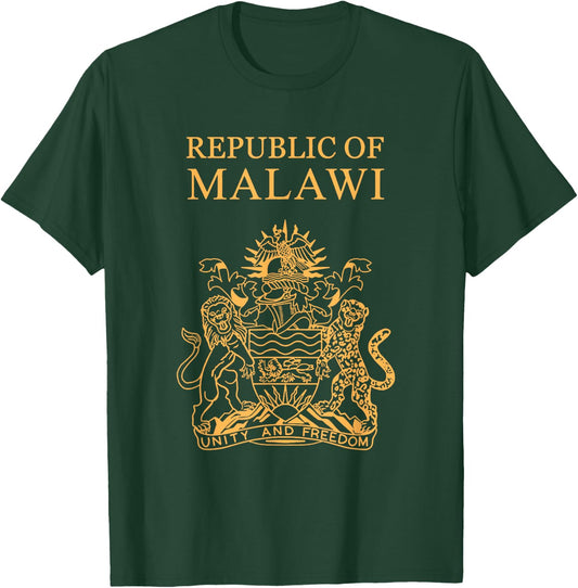 Malawi,Malawi passport,Malawi flag. T-Shirt - T-Shirt | Forest