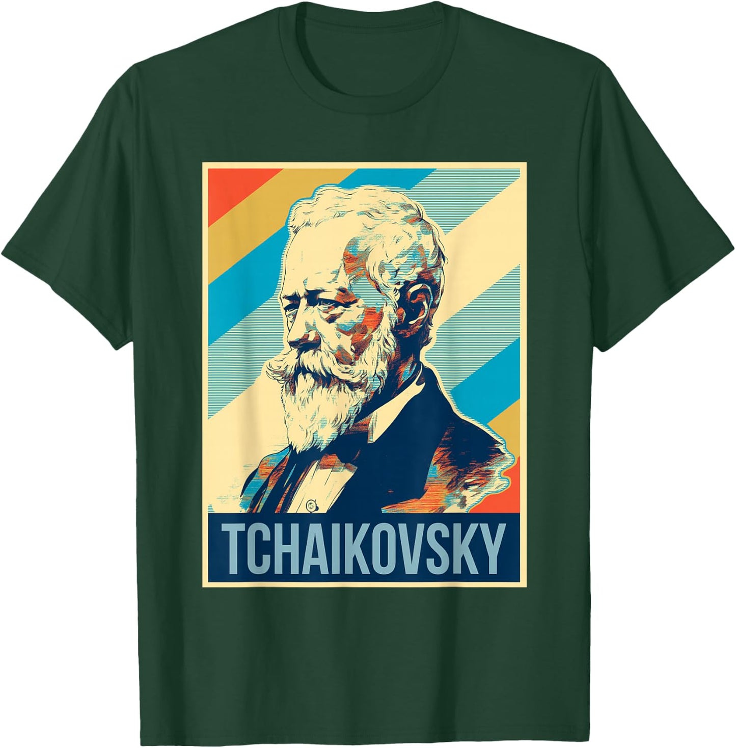 Tchaikovsky Poster Musician Composer T-Shirt - T-Shirt | Forest