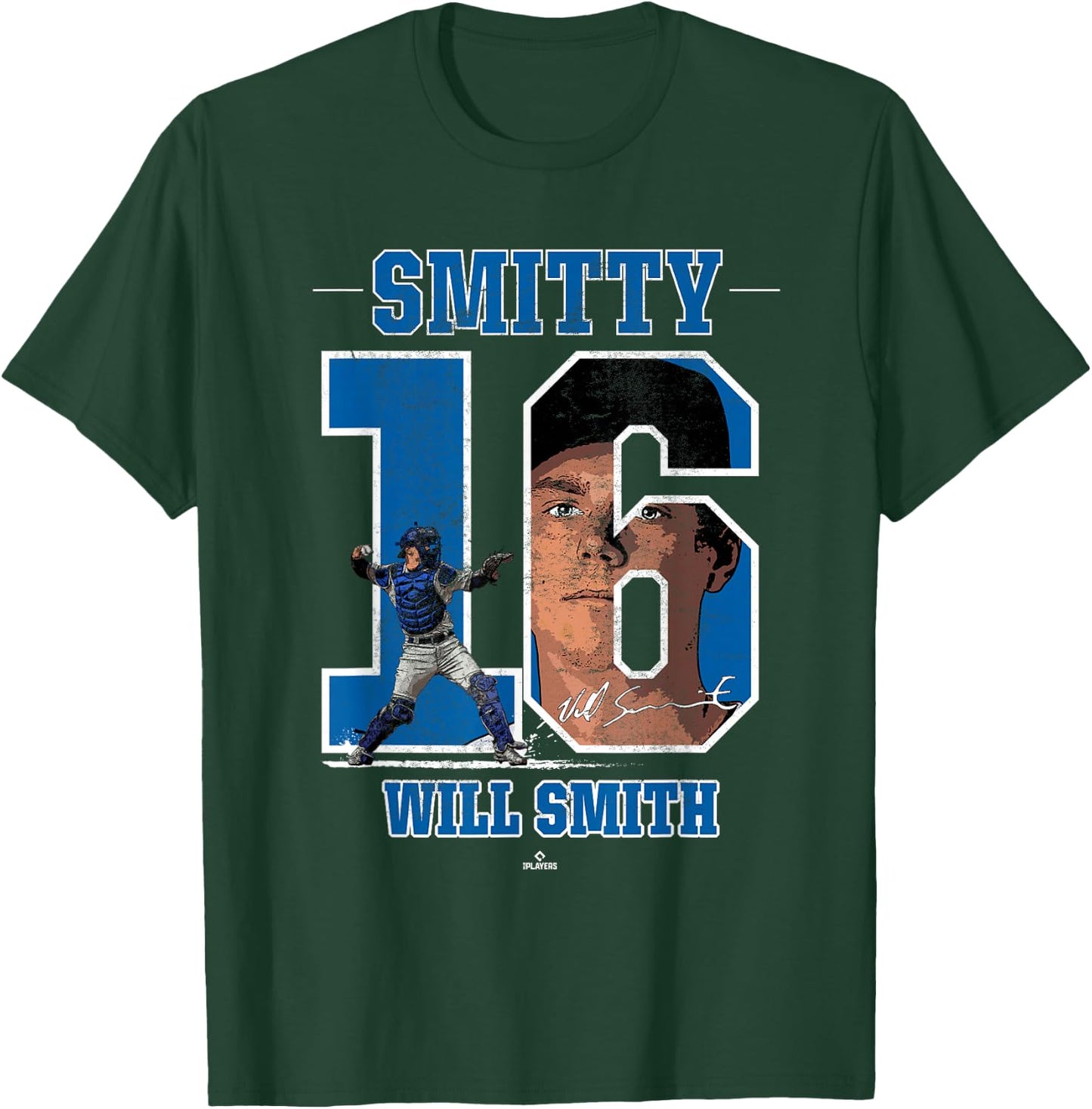 Smitty Will Smith Will Smith LA Los Angeles MLBPA T-Shirt - T-Shirt | Forest